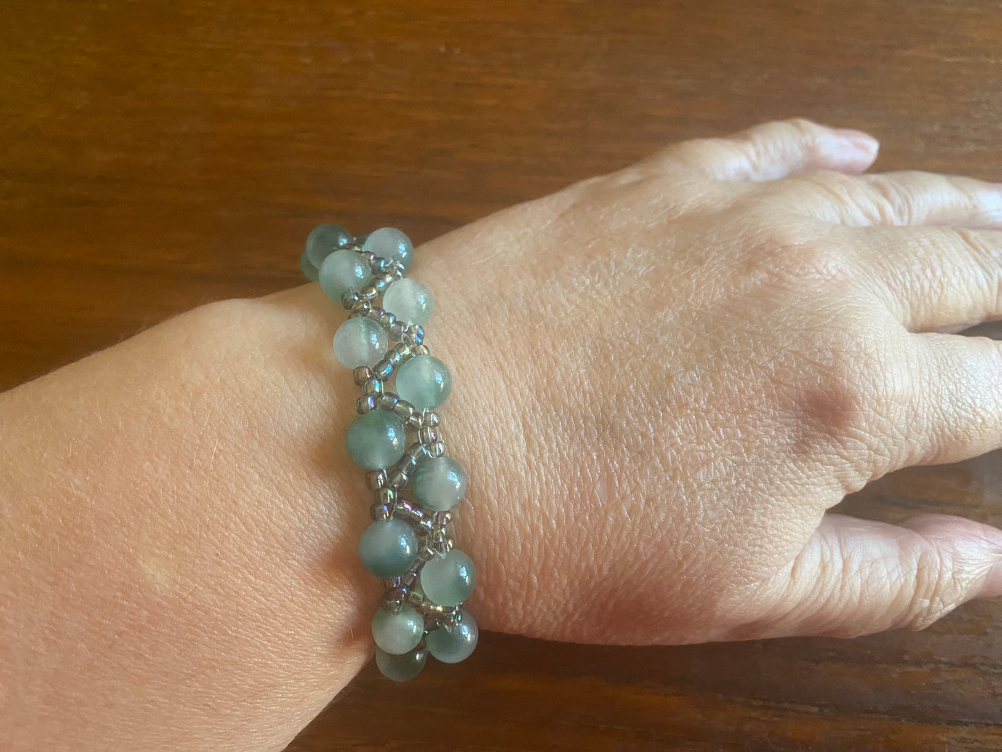 Hand made Spring bead bracelet