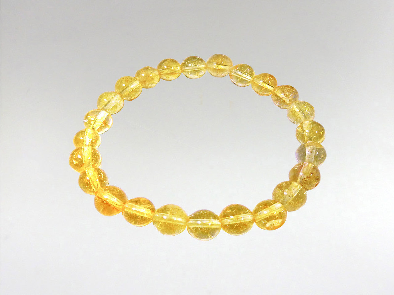 Citrine hot sale bead bracelet