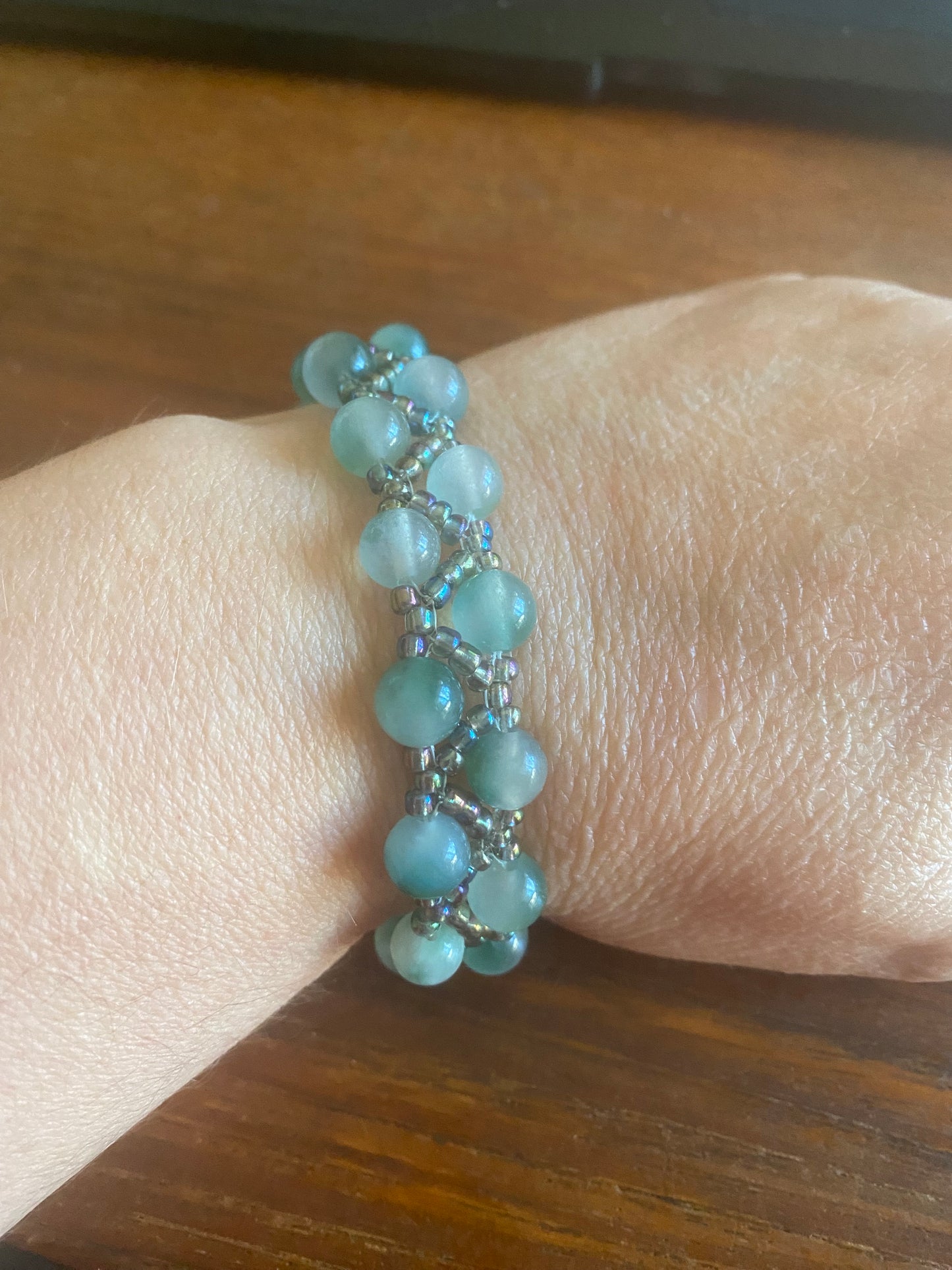 Hand made Spring bead bracelet